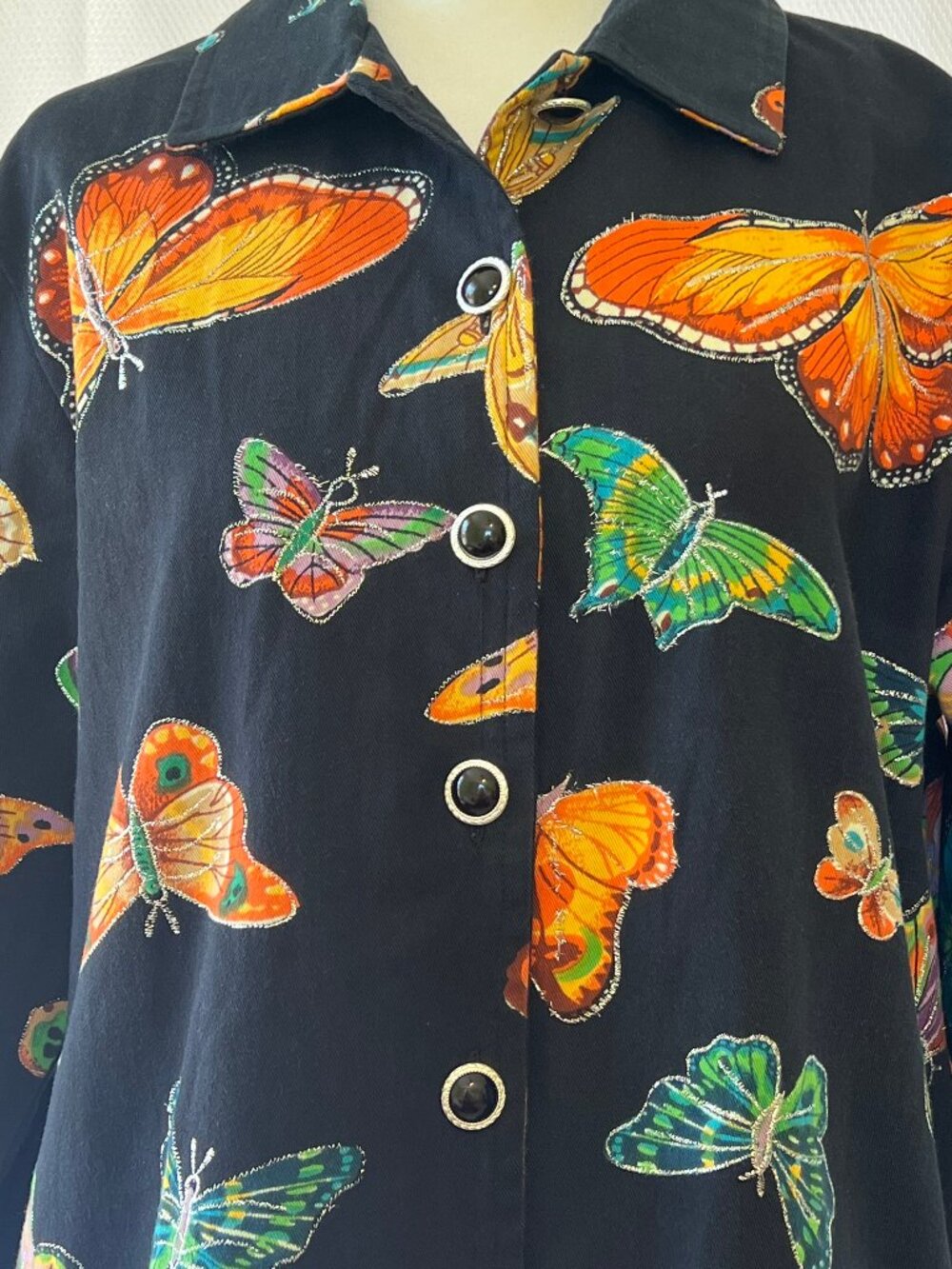 Parsley & Sage Button Front Butterfly Women's Jacket
